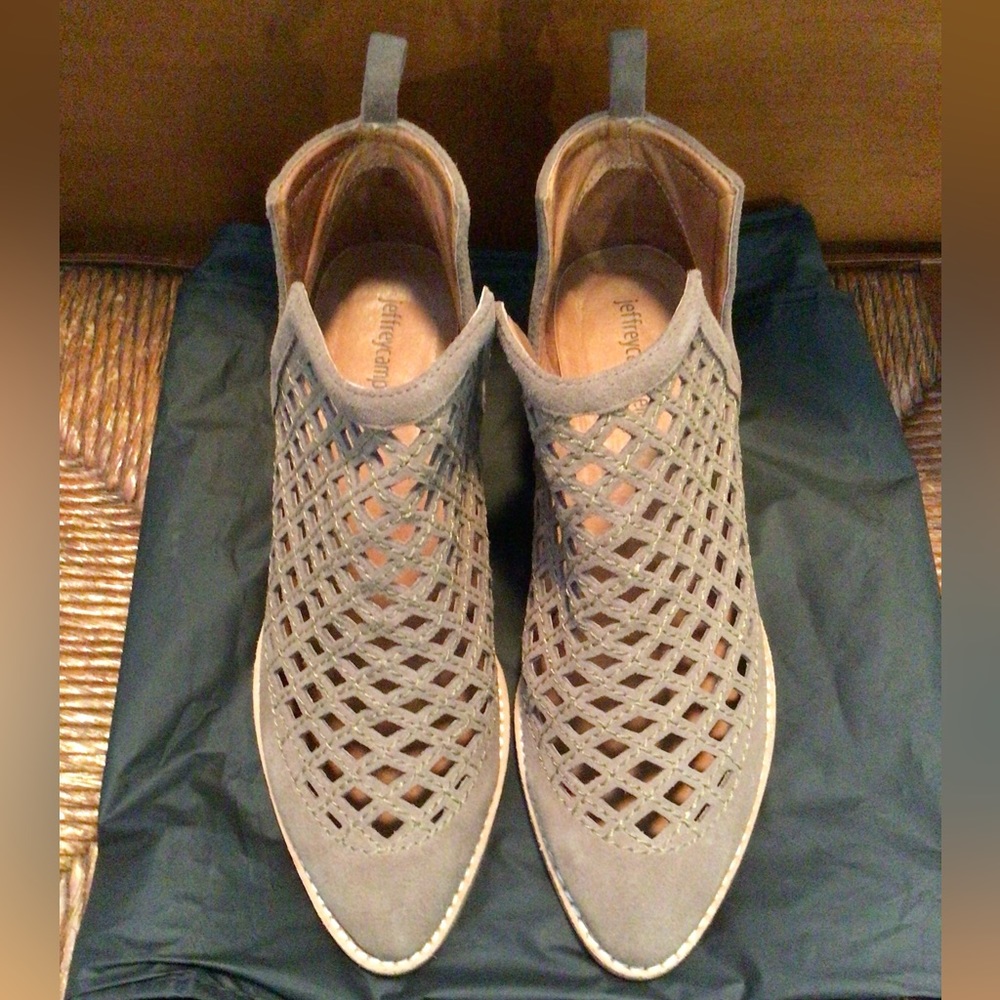 Tan Suede Booties